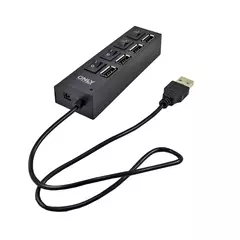 ADAPTADOR HUB USB 4 PUERTOS ONLY NEG