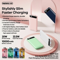 POWER BANK REMAX RPP-520 BLUE - comprar online