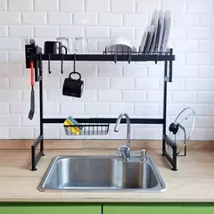 SECA PLATOS PARA COCINA NICTOM EP07 NEGRO