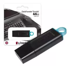 PENDRIVE KINGSTON DT EXODIA 64GB USB 3.2 - tienda online