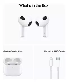Imagen de AURICULARES AIRPODS 3ERA GEN. MAGSAFE APPLE ORIGINAL