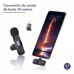 MICROFONO INALAMBRICO K8 T/C + ADAP IPHONE - tienda online