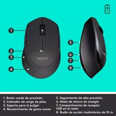TECLADO + MOUSE INALÁMBRICO LOGITECH MK345