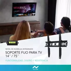 Imagen de SOPORTE SMART TV NICTOM STVSP03 32-75 PULGADAS FIJO