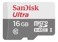 MEMORIA MICRO SD SANDISK ULTRA C10 80MB 16GB