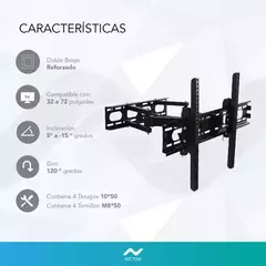 SOPORTE SMART TV NICTOM SP01 32/70 PULGADAS - comprar online