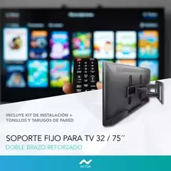 SOPORTE SMART TV NICTOM SP01 32/70 PULGADAS en internet