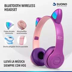 AURICULARES CAT EAR SUONO BT RGB - ADneT