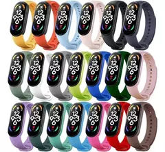 MALLA MI BAND 3/4/5/6/7/8 VARIOS COLORES