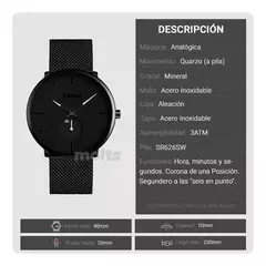 RELOJ ANALOGICO SKMEI 9185