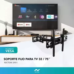 SOPORTE SMART TV NICTOM SP01 32/70 PULGADAS - ADneT
