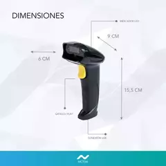 LECTOR CODIGO BARRA NICTOM 8200W - tienda online