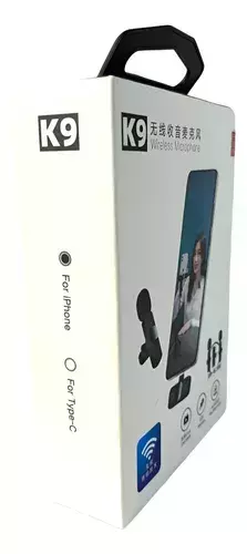 MICROFONO INALAMBRICO X2 K9 T/C + ADAP IPHONE - tienda online