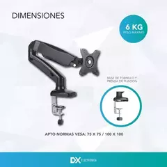 SOPORTE P/MONITOR NICTOM SMH01 - ADneT