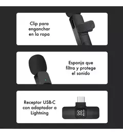 MICROFONO INALAMBRICO K8 T/C + ADAP IPHONE - comprar online