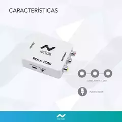 CONVERSOR NICTOM RCA TO HDMI - comprar online