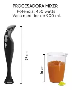 MINI PIMER LILIANA SLIMY 450W AH200 - comprar online