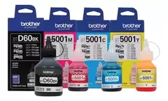 TINTA IMPRESORA BROTHER BT5001 (MAGENTA CIAN AMARILLO)
