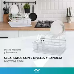 ESCURRIDOR DE PLATOS NICTOM EP04 - comprar online
