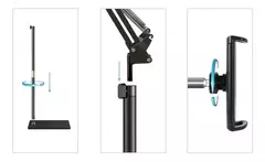 SOPORTE BASE PIE ARTICULADO CELULAR/TABLET H2 - comprar online
