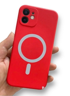 Funda para iPhone 14 PLUS Magnetica en silicona liquida lisa con protección en área de camara en internet