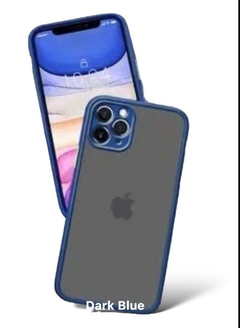 Funda para iPhone 13 en TPU transparente mate con contorno en color en internet