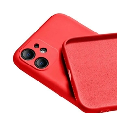 Funda para iPhone 13 en silicona líquida con protección en área de cámara LUXURY lisa - comprar en línea