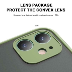 Funda para iPhone 14 PRO en TPU transparente mate con contorno en color - Curiosidades Jojoc´ss