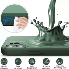 Funda para iPhone 14 PRO en silicona líquida con protección en área de cámara LUXURY lisa
