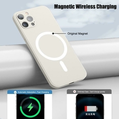 Funda para iPhone 14 PRO Magnetica en silicona liquida lisa con protección en área de camara - Curiosidades Jojoc´ss
