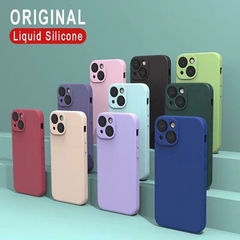 Funda para iPhone 13 PRO en silicona líquida con protección en área de cámara LUXURY lisa - comprar en línea