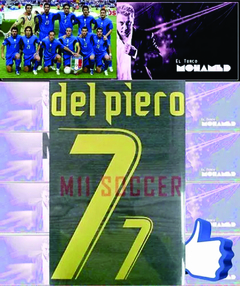 ESTAMPADO SELECCION DE ITALIA 2006