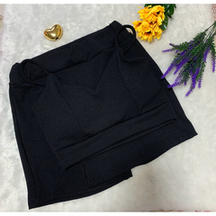 Conjunto Short Saia + Cropped Blogueira Lançamento - loja online