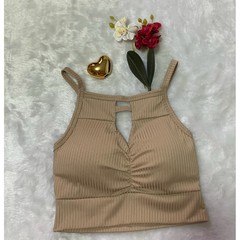 CROPPED FRANZIDO COM RECORTE BLUSINHA BARATO - comprar online