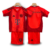 Kit Infantil I Bayern de Munique - 24/25 - Adidas - Vermelho