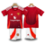 Kit Infantil I Manchester United - 24/25 - Adidas - Vermelho