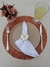 CJ 2 PRATOS RASOS DE PORCELANA PETALA AREIA MATT 25cm