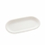 TRAVESSA PORCELANA OVAL BEADS BRANCO 24x12x2,5cm - comprar online