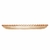 Imagem do TRAVESSA CRISTAL DE CHUMBO OVAL PEARL AMBAR 24x12x2cm