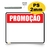 Placa Promoção + Caneta Editável Comércio Padaria açougue 40x32cm - 2M