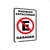 Placa Proibido Estacionar Carro Garagem Portao - comprar online