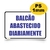 Placa Balcão Abastecido Diariamente Padaria Açougue 30x20cm - 2M