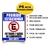 Placa Proibido Estacionar Entrada e Saída de Caminhões Azul - comprar online