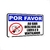 10 Placas De Aviso Desligue As Luzes E O Ventilador Ao Sair