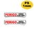 2 Placa Perigo Não Entre Sinalização Aviso Atenção 20x4cm - 2M