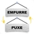 Placa De Sinalização De Porta Empurre E Puxe Porta De Vidro 30x10cm - 2M
