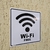 Imagem do Placa Wifi Free Sinalização 20x20cm