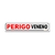 2 Placas Perigo Veneno Sinalização Aviso Cuidado 20x4cm - comprar online