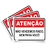 3 Placas De Sinalização Comercio Nao Vendo Fiado 25x18cm - comprar online