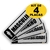 4 Placa De Aviso Banheiro Feminino Masculino e Acessibilidade 30x10cm - comprar online